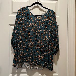 Leopard print top